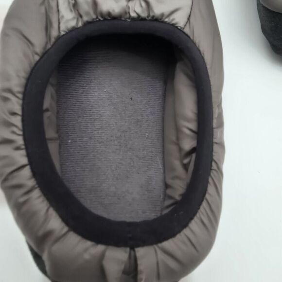 Exped Slippers Womens Small 6 7 8 Gray Camp Puffer Insulated Synthetic Puffy - Picture 9 of 11